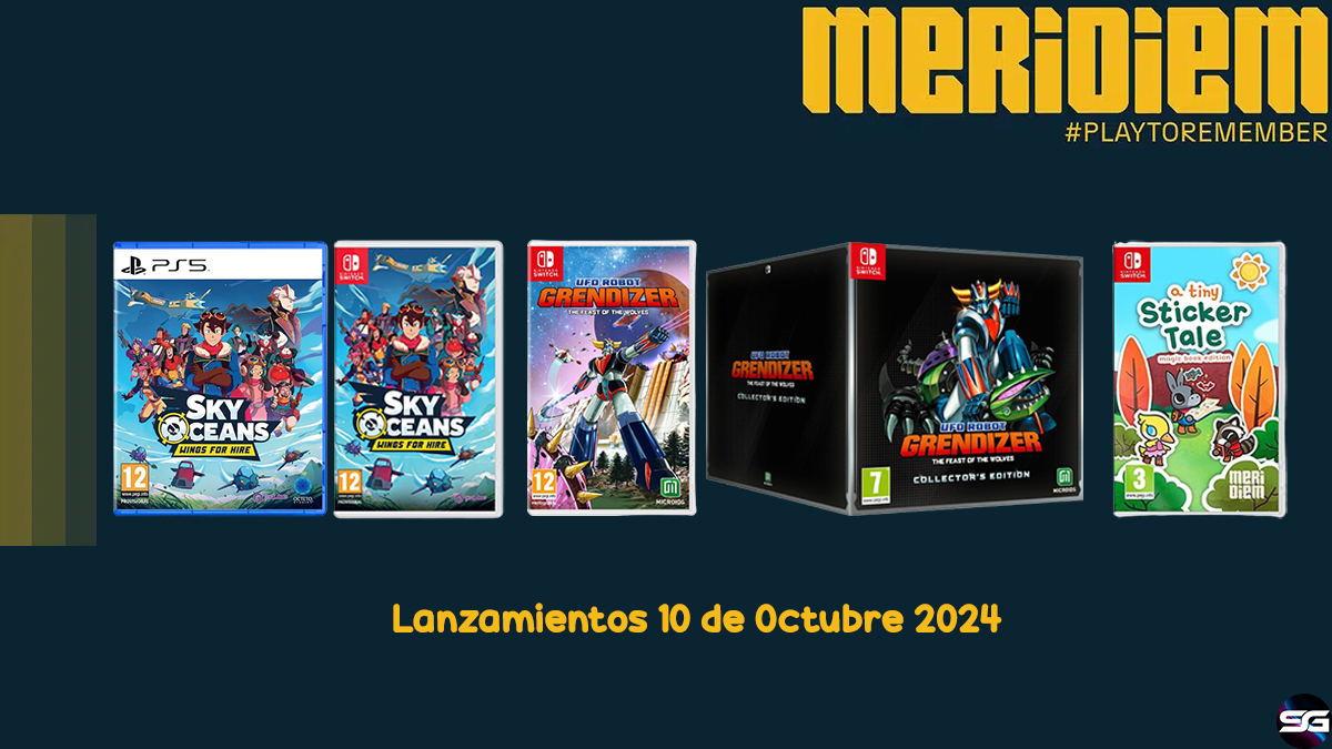 Lanzamientos Meridiem Formato Físico 2ª Semana Octubre 