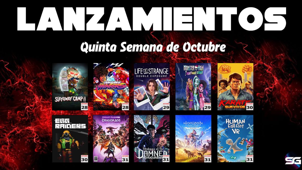 Lanzamientos 5ª Semana Octubre 