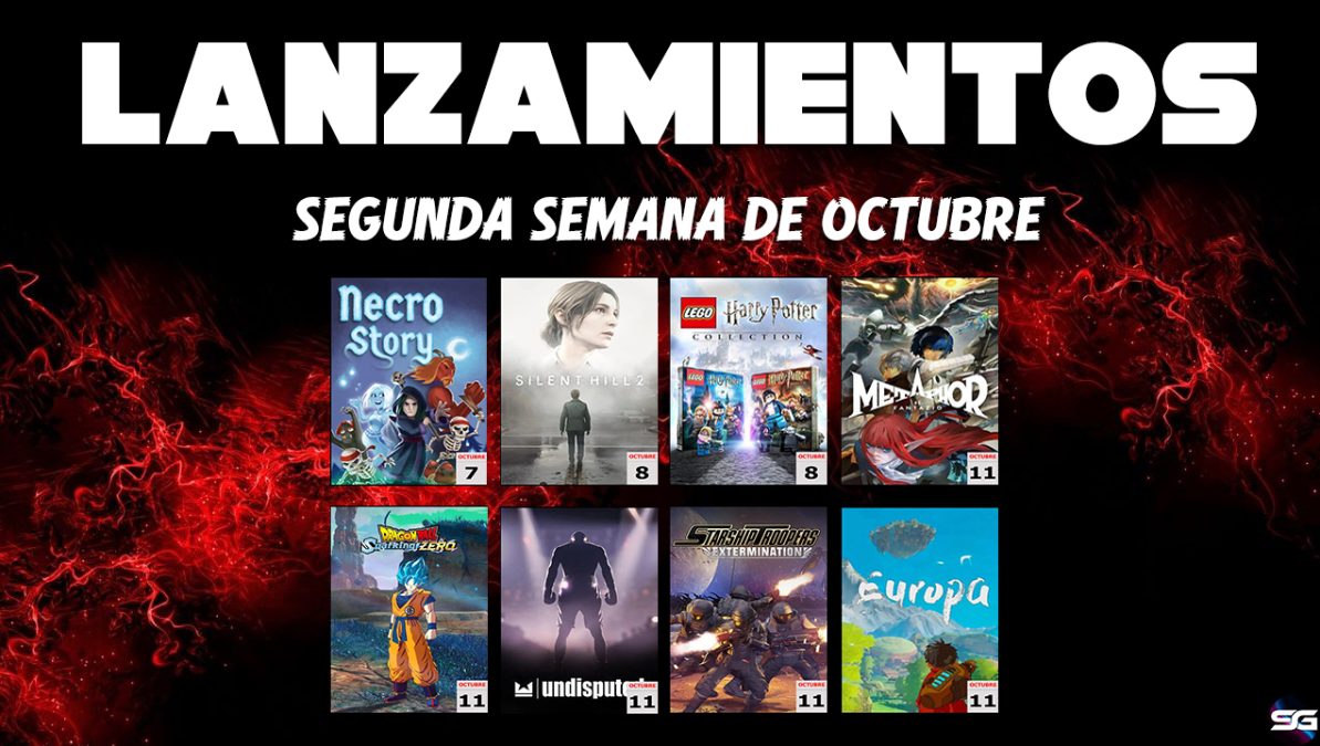 Lanzamientos 2ª Semana Octubre 