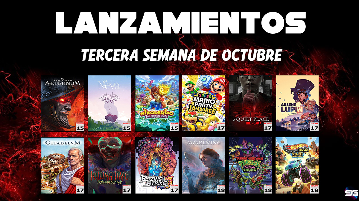 Lanzamientos 3ª Semana Octubre 