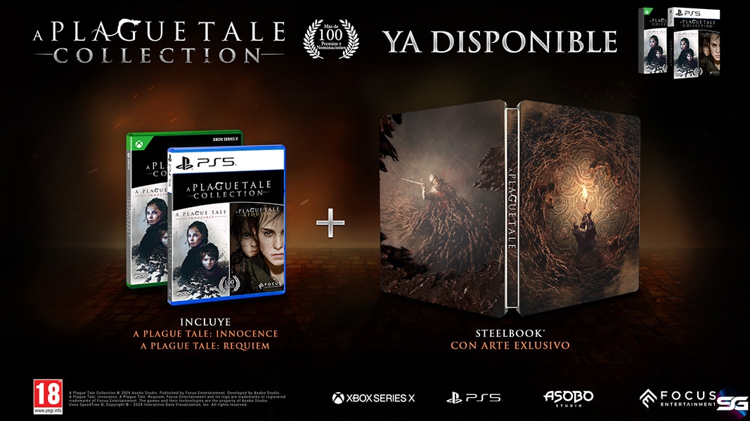 ¡Disponible el conjunto A Plague Tale: Collection con un Steelbook® exclusivo!   