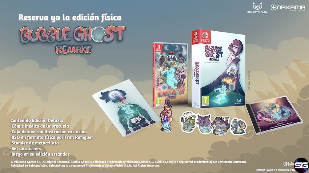 ¡Bubble Ghost Remake anuncia sus ediciones físicas limitadas!  