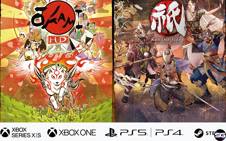 Capcom estrena el conjunto Okami™ y Kunitsu-Gami: Path of the Goddess™ 