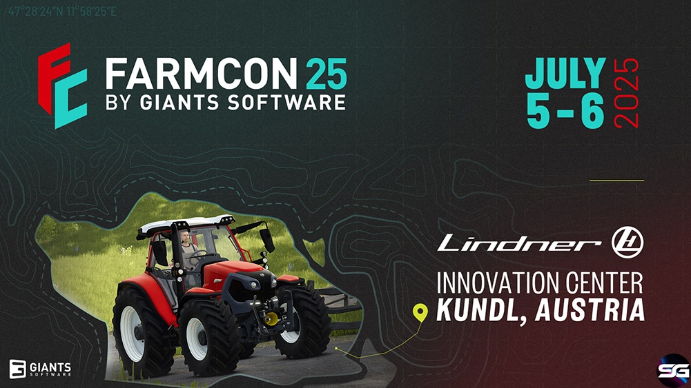 Se anuncia FarmCon 25: los fanáticos de Farming Simulator se reunirán en Lindner en julio 