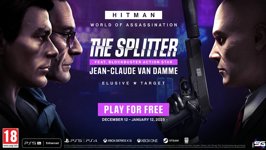 Jean-Claude Van Damme llega como The Splitter a HITMAN WoA el próximo 12 de diciembre  