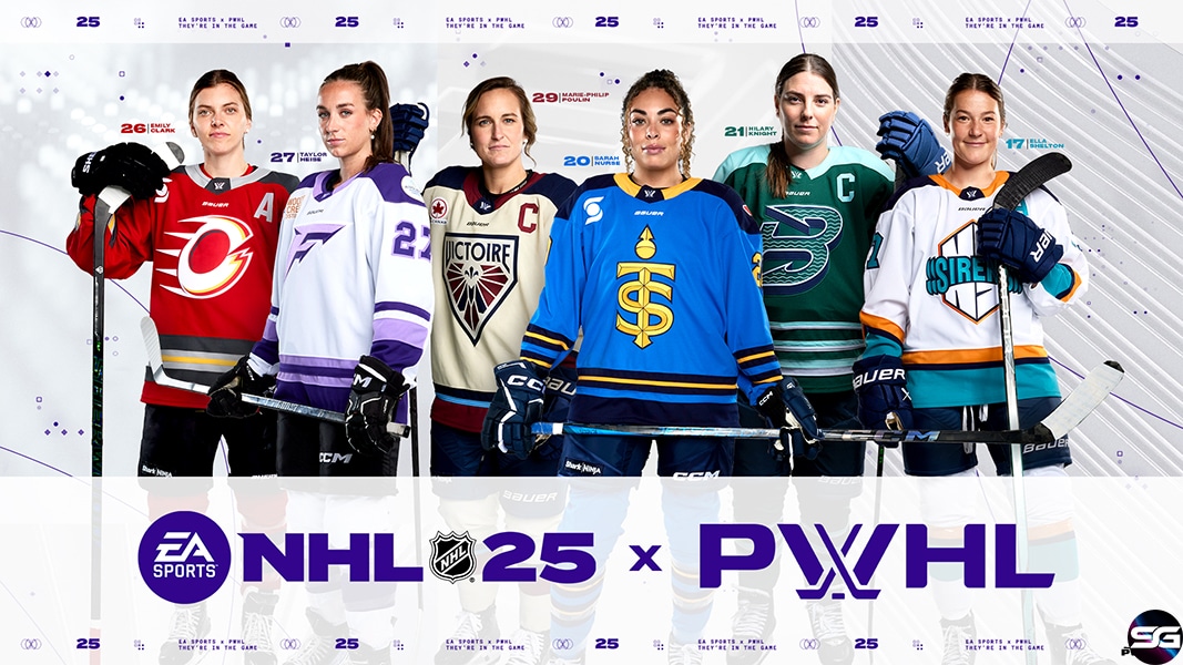 La Liga de Hockey Profesional Femenino ya disponible en NHL 25 