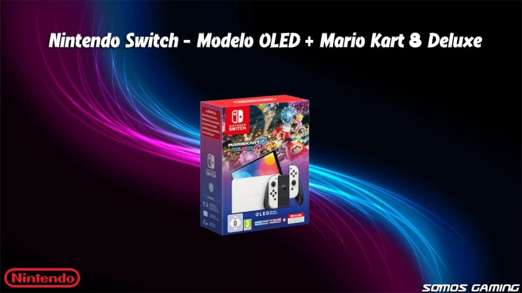 El nuevo pack de Nintendo Switch – Modelo OLED + Mario Kart 8 Deluxe llega hoy a Europa 