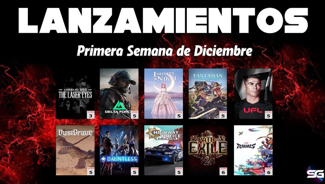 Lanzamientos 1ª Semana Diciembre 