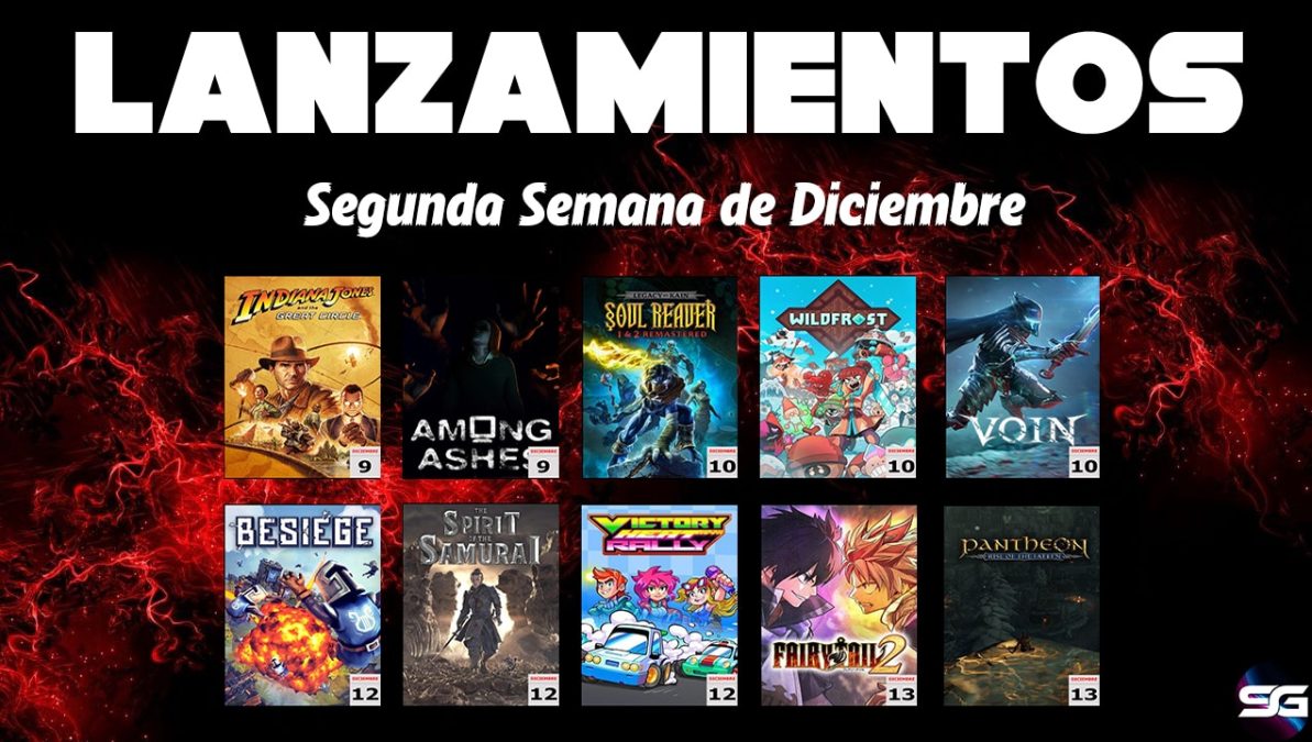 Lanzamientos 2ª Semana Diciembre 