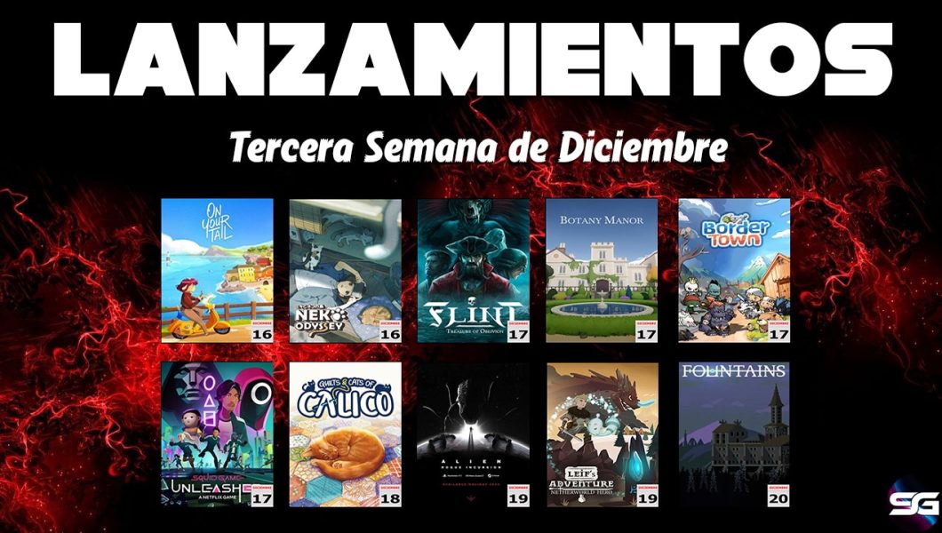 Lanzamientos 3ª Semana Diciembre 