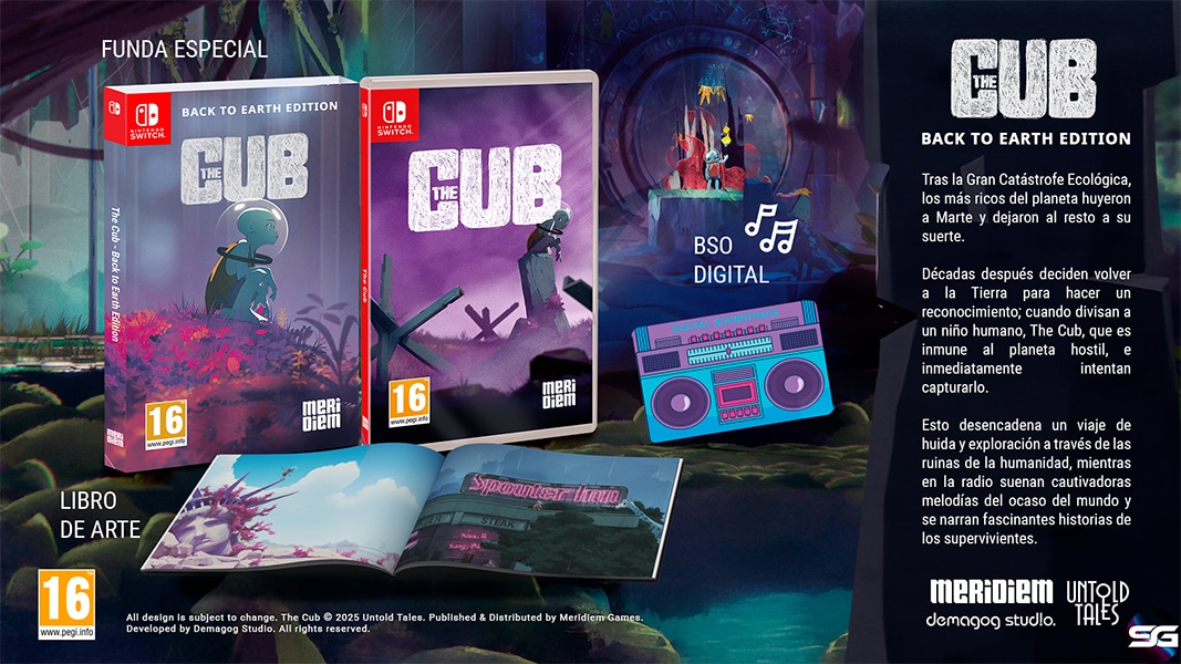 Meridiem anuncia la edición física de The Cub para Nintendo Switch  