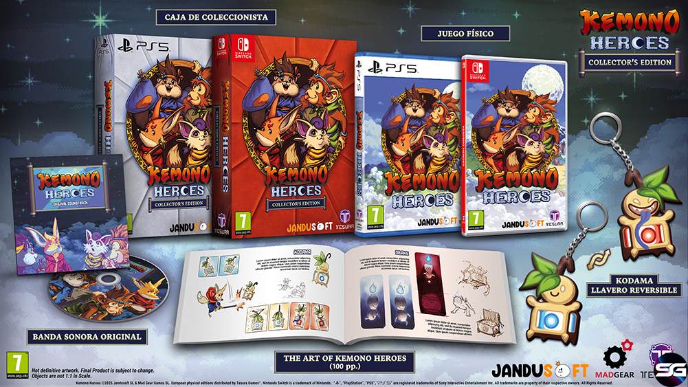 Kemono Heroes anunciado para PlayStation 5 y Nintendo Switch en edición normal y coleccionista  