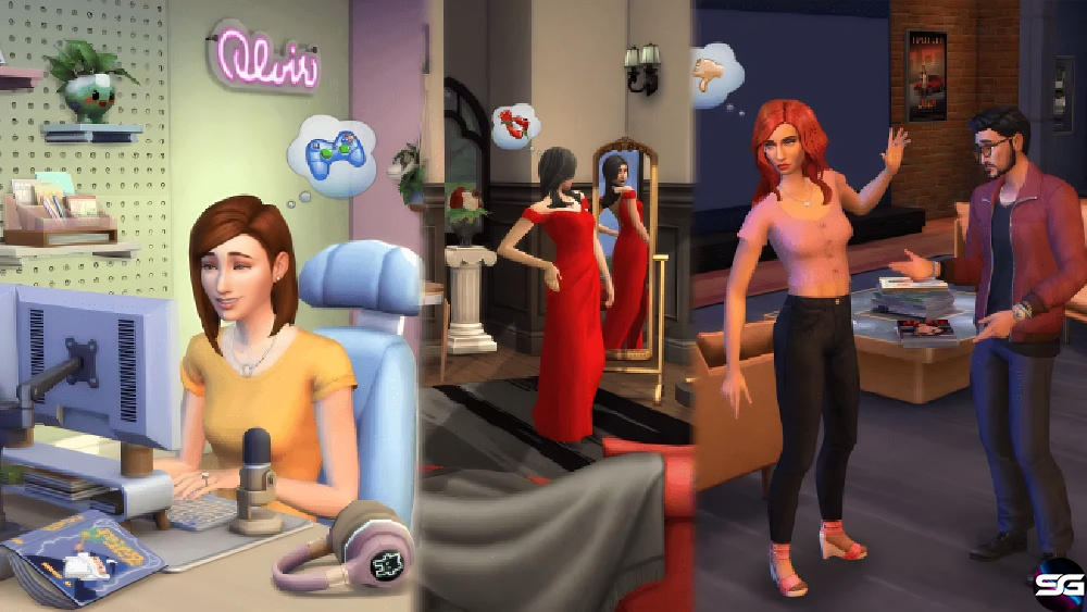 Los Sims 4 revelan el Kit Rincón Gamer con lilsimsie, y los Kits Santuario Secreto y Cuarto de Casanova 