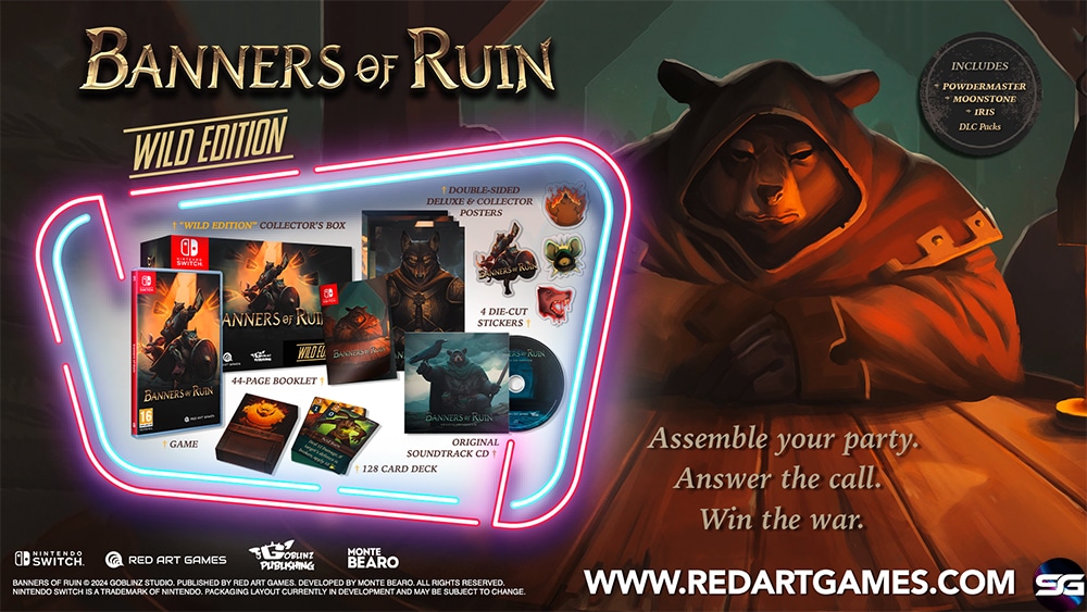 Banners of Ruin llegará con dos ediciones físicas para Nintendo Switch 