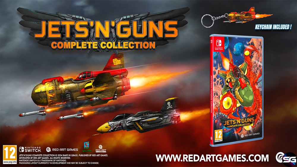 Jets’N’Guns Collection llegará en formato físico para Nintendo Switch 