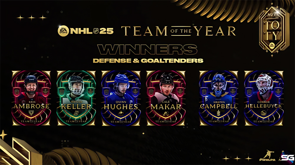 EA SPORTS NHL 25 anuncia los defensas del Team of the Year y completa su equipo 