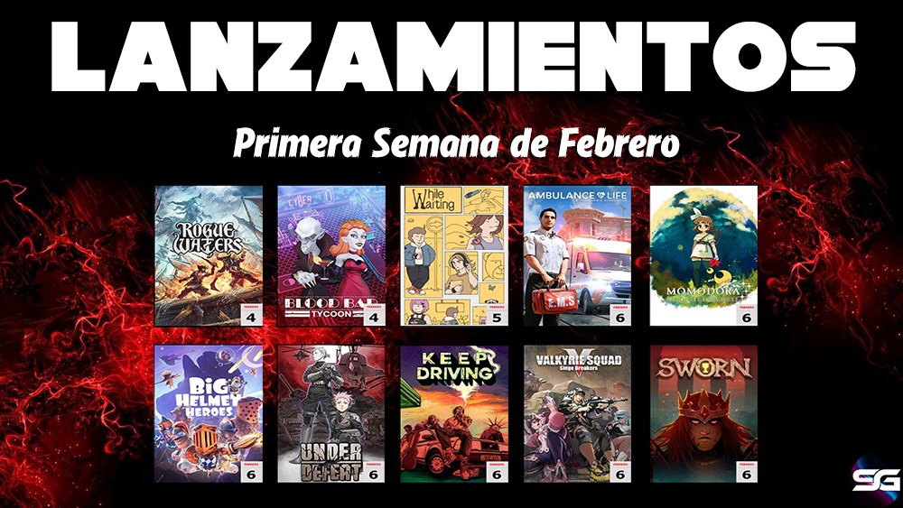 Lanzamientos 1ª Semana Febrero 