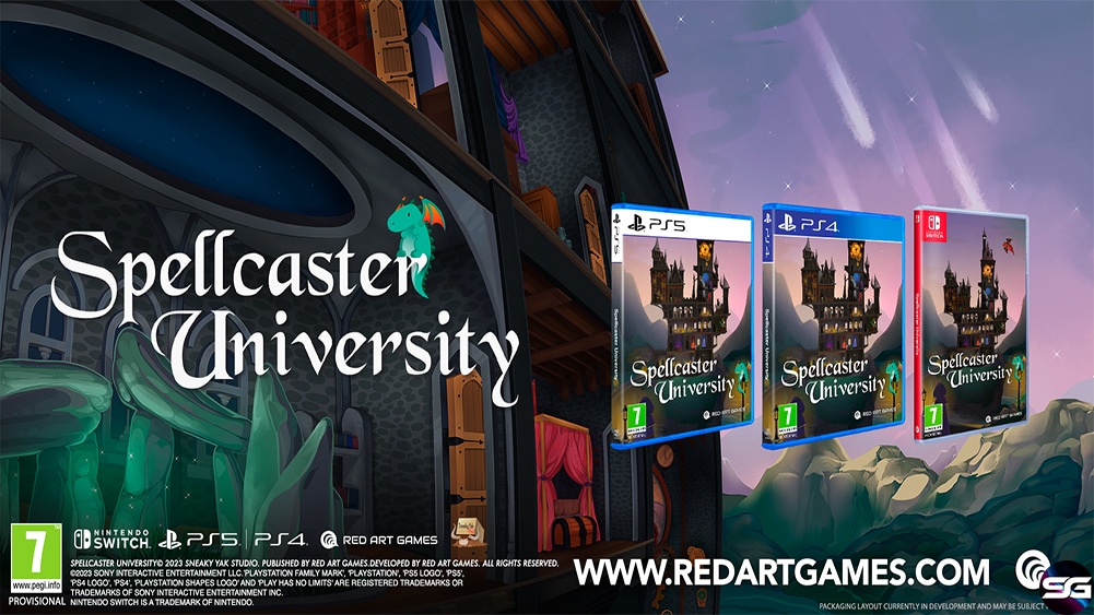 Spellcaster University llegará en formato físico para PlayStation y Nintendo Switch   