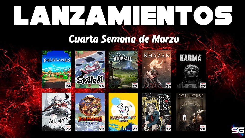 Lanzamientos 4ª Semana Marzo 