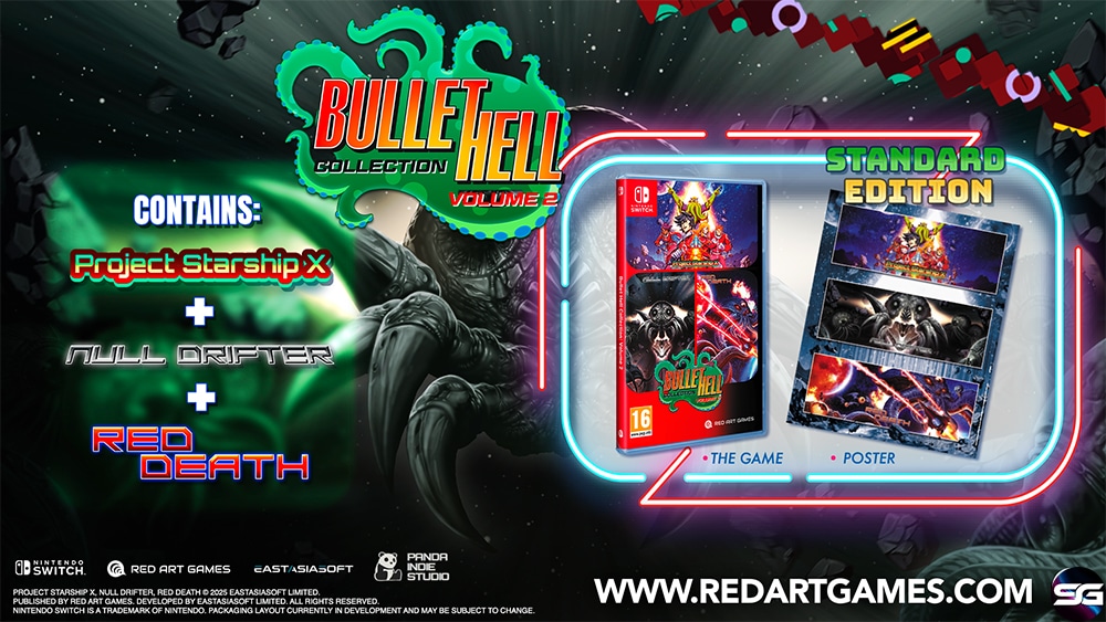 Bullet Hell Collection: Volume 2 llegará en formato físico para Nintendo Switch  
