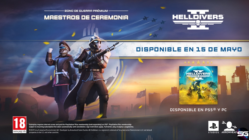 Helldivers 2 anuncia Maestros de Ceremonia, el nuevo bono de guerra premium para el 15 de mayo 