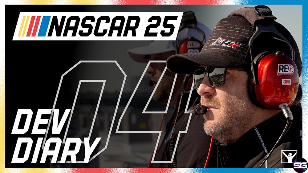 Captura las imágenes y los sonidos del día de la carrera en el último diario del desarrollador de NASCAR 25 