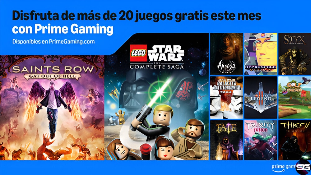 Actualización de contenidos de Prime Gaming de mayo 