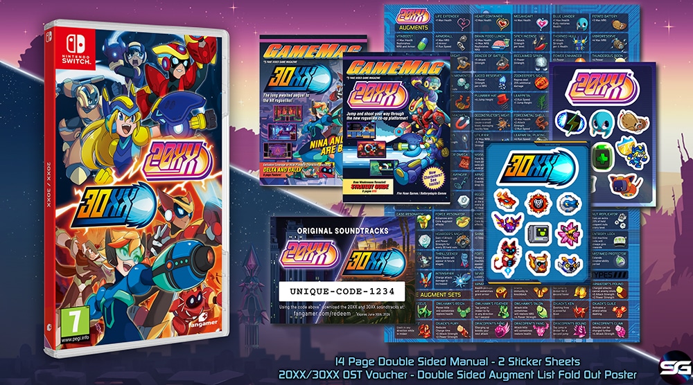 20XX / 30XX llegará en formato físico para Nintendo Switch 
